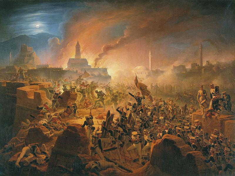 January Suchodolski Siege of Akhaltsikhe Spain oil painting art